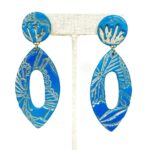 Blue Skies and Butterflies Statement Earrings2