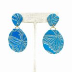 Blue Skies and Butterflies Teardrop Statement Earrings