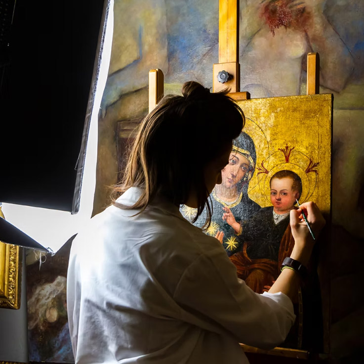 tour del caravaggio a Roma con accesso esclusivo al laboratorio di restauro