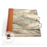 colored leather photo album