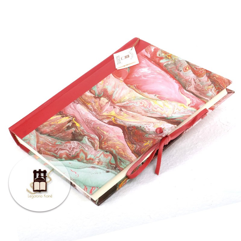 Red leather photo album