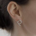 dedalo earrings silver
