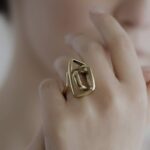 dedalo ring gold bronze
