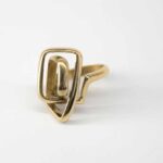 dedalo ring gold bronze
