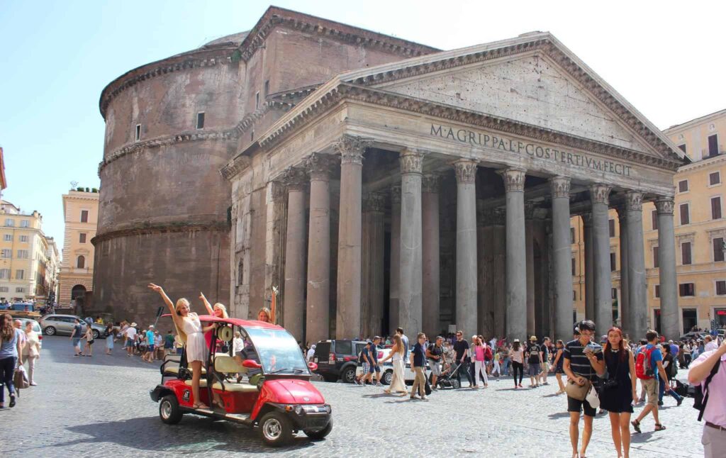 tour di roma in golf cart