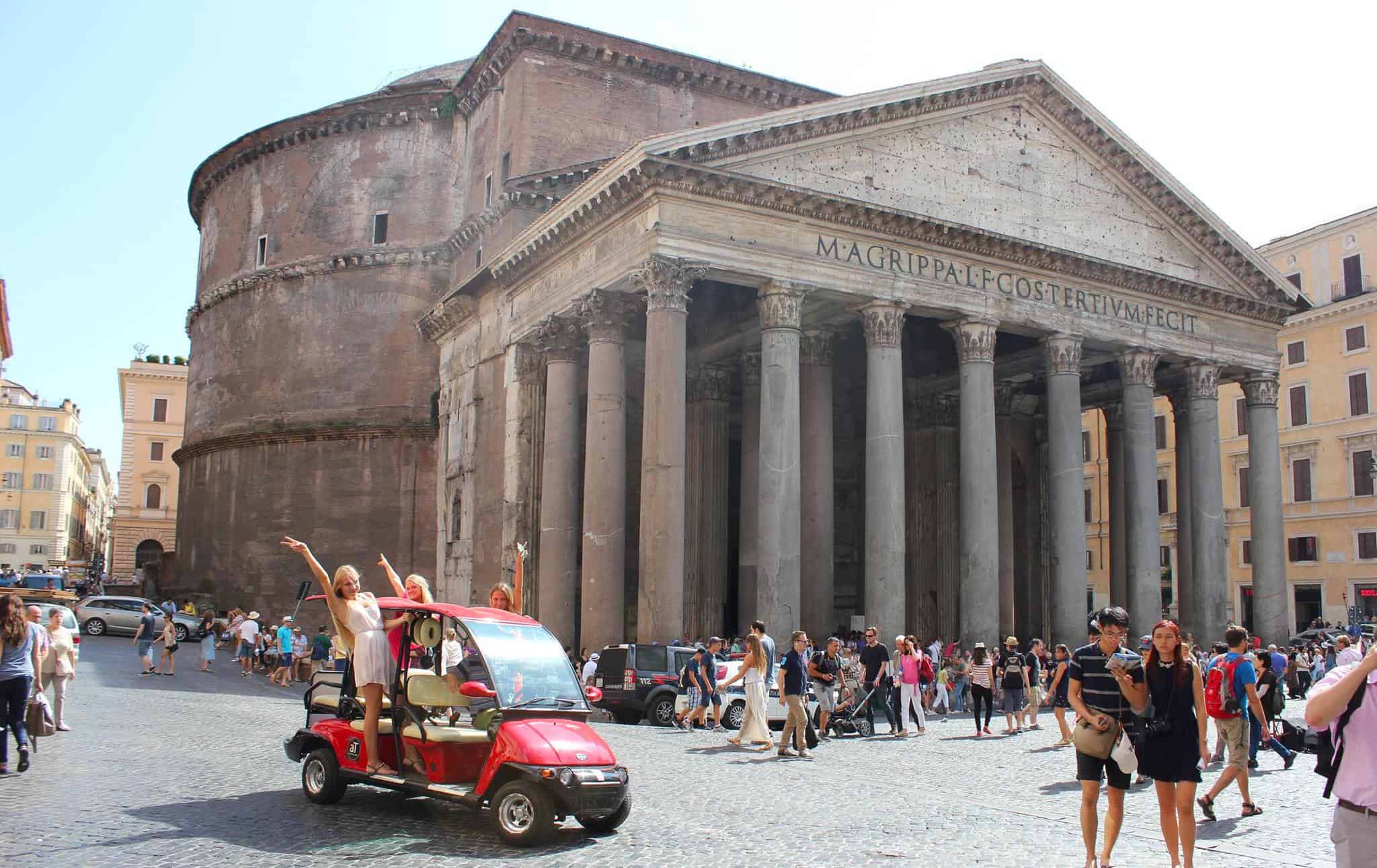 tour di roma in golf cart