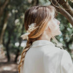 luna floral hair comb