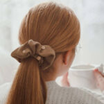 Floral scrunchie