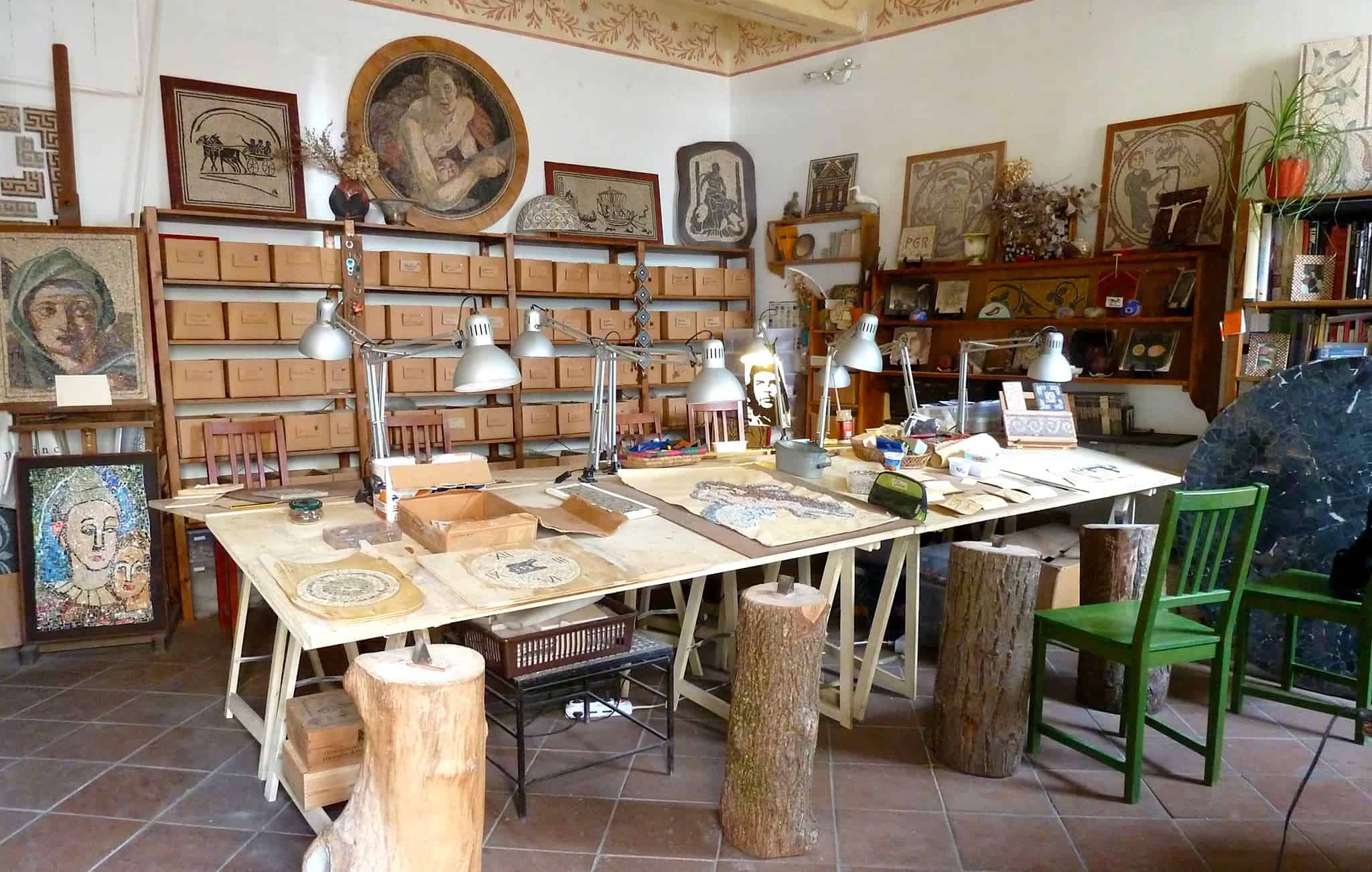 Mosaic-Making Workshop in Rome's Trastevere